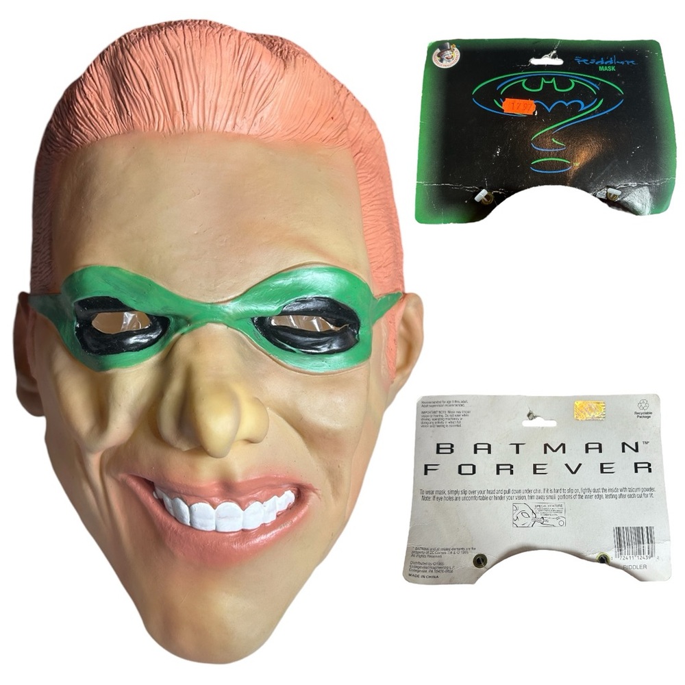 Vtg 1995 Riddler BATMAN FOREVER Mask
